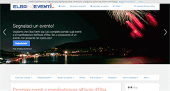 Desktop Screenshot of elbaeventi.it