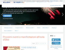 Tablet Screenshot of elbaeventi.it